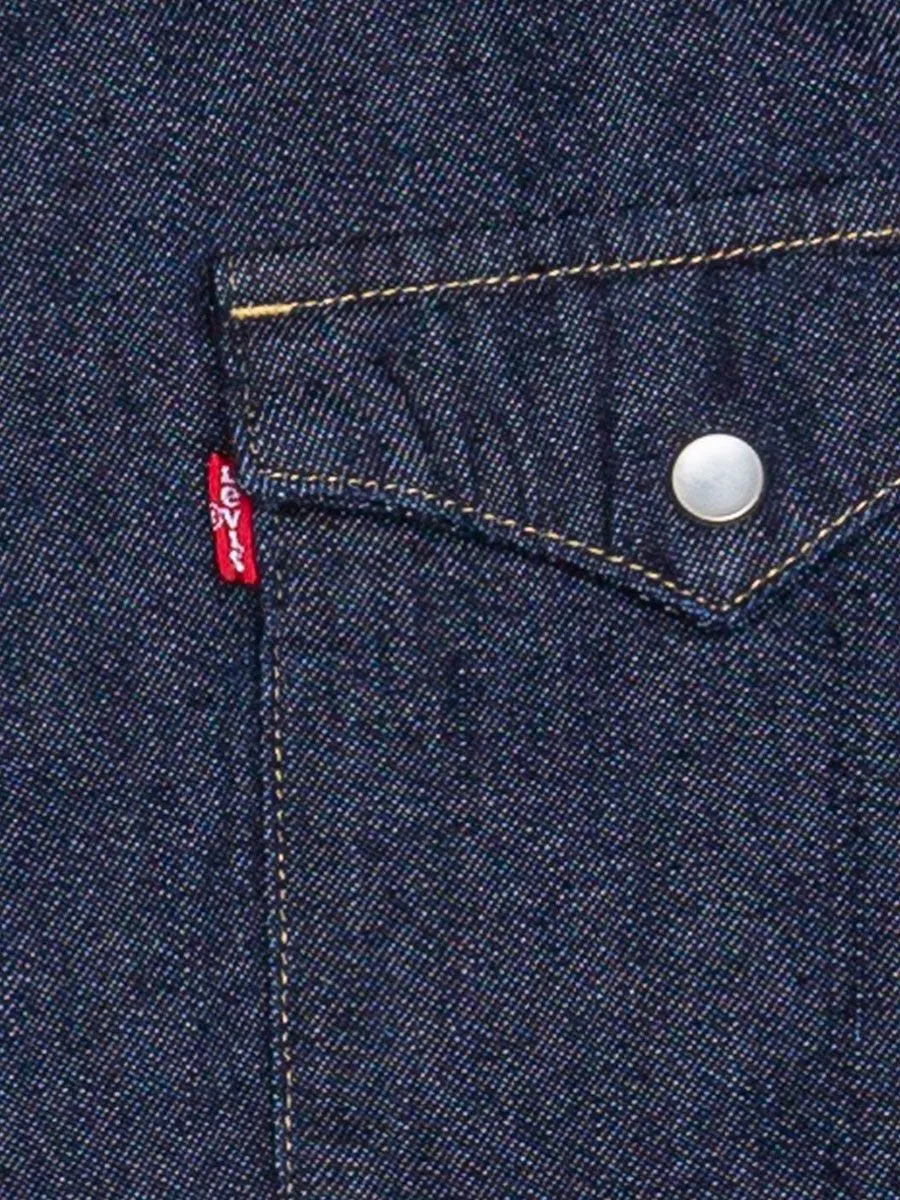 LEVI'S Men's Classic Western Standard Red Cast Rinse Takedown Navy Blue