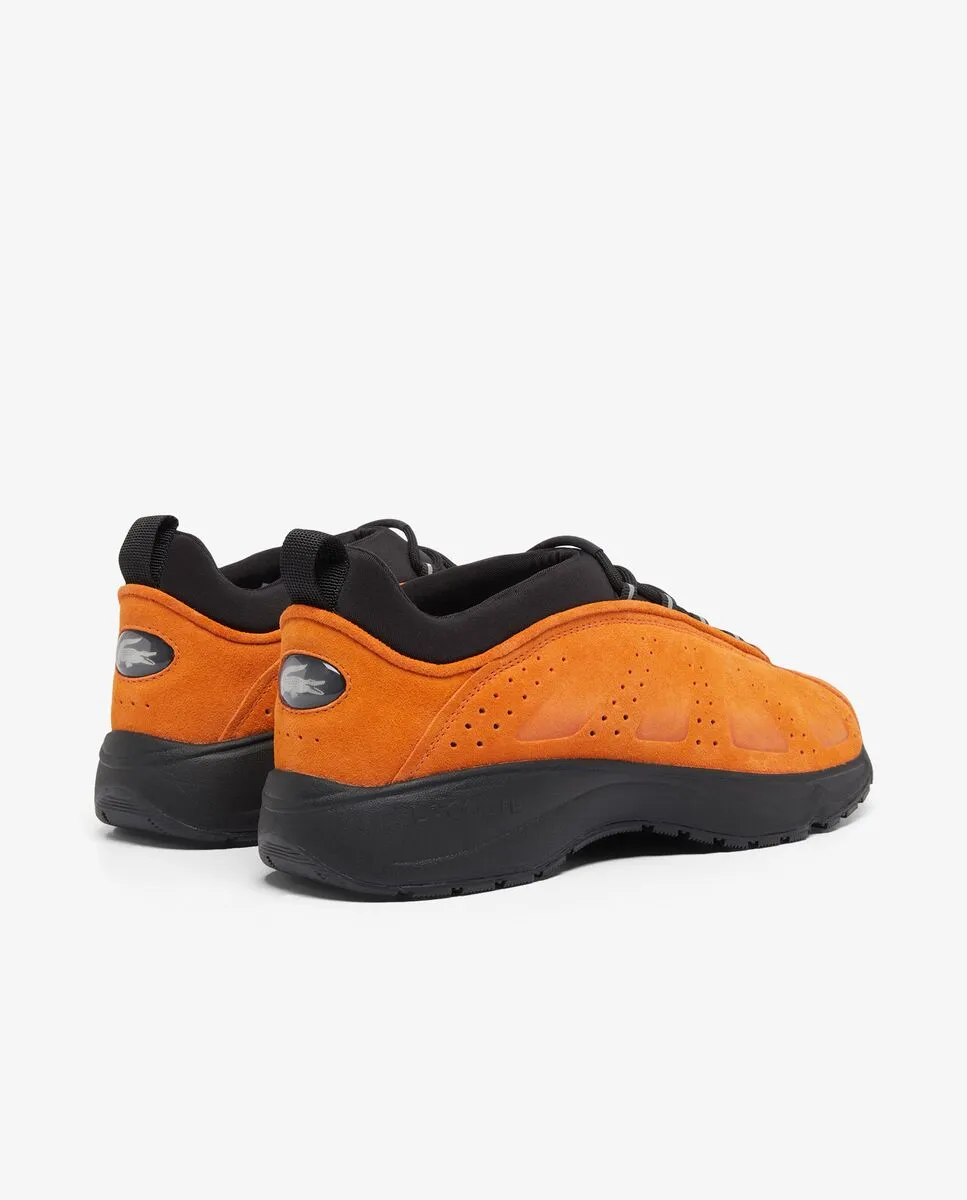 LACOSTE Men’s Audyssor Slip-On Suede Sneakers Orange