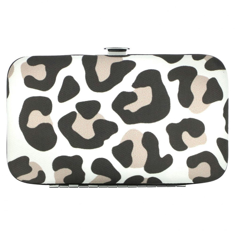 The Vintage Cosmetic Co., Manicure Purse, Leopard Print, 1 Kit