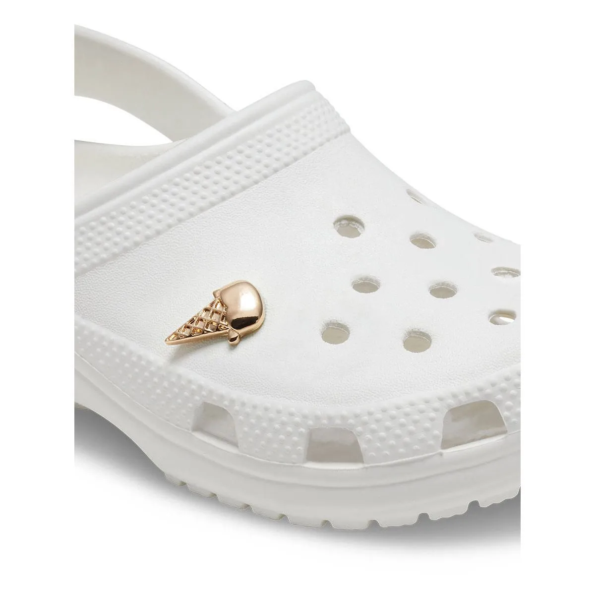 CROCS Jibbitz Shoes Charm Gold Ice Cream Cone Multi Color - CR024AC737DITH