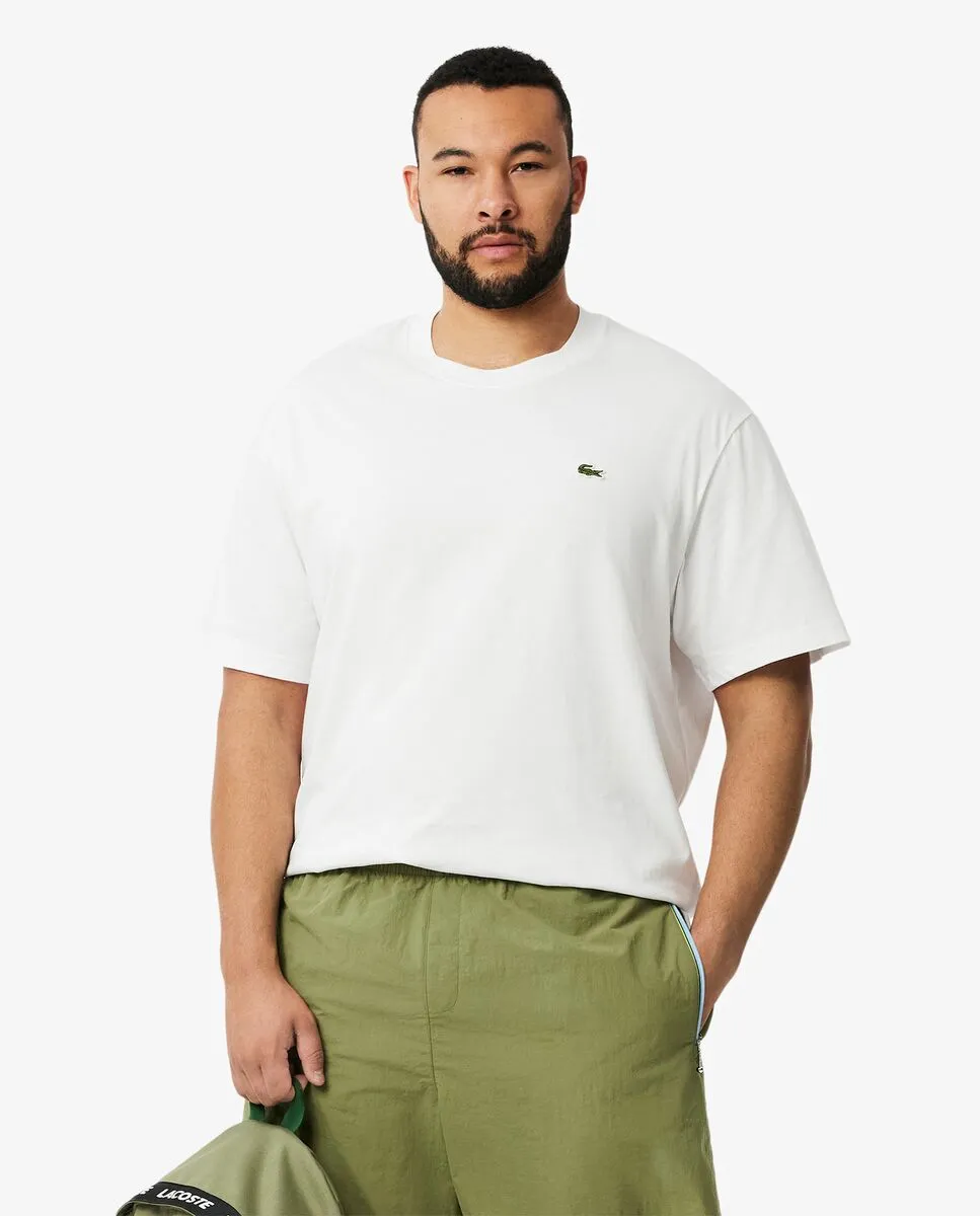 LACOSTE Cotton T-Shirt White