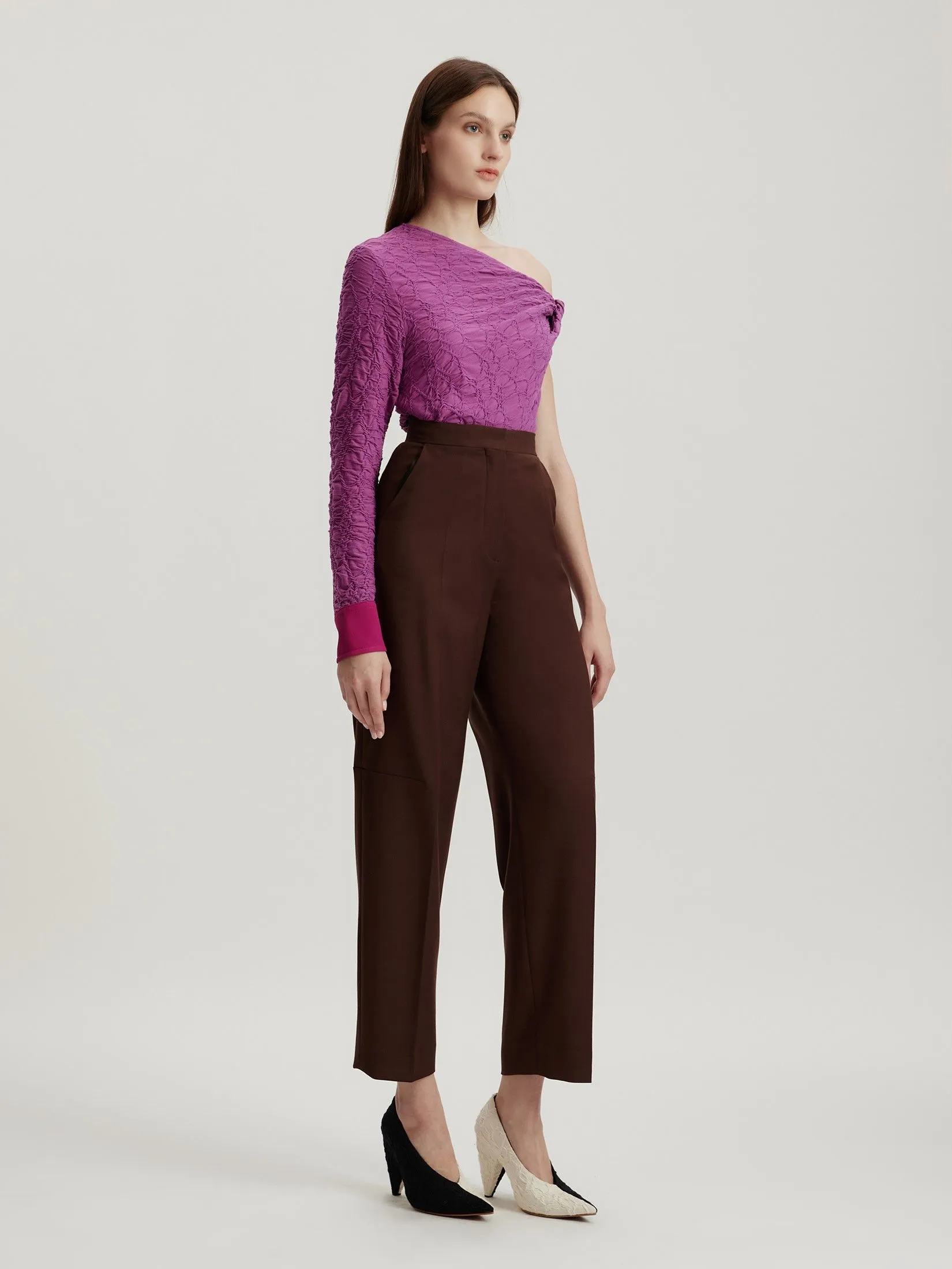 ASAVA (AW24) Wrenley Women Cropped Pants Brown