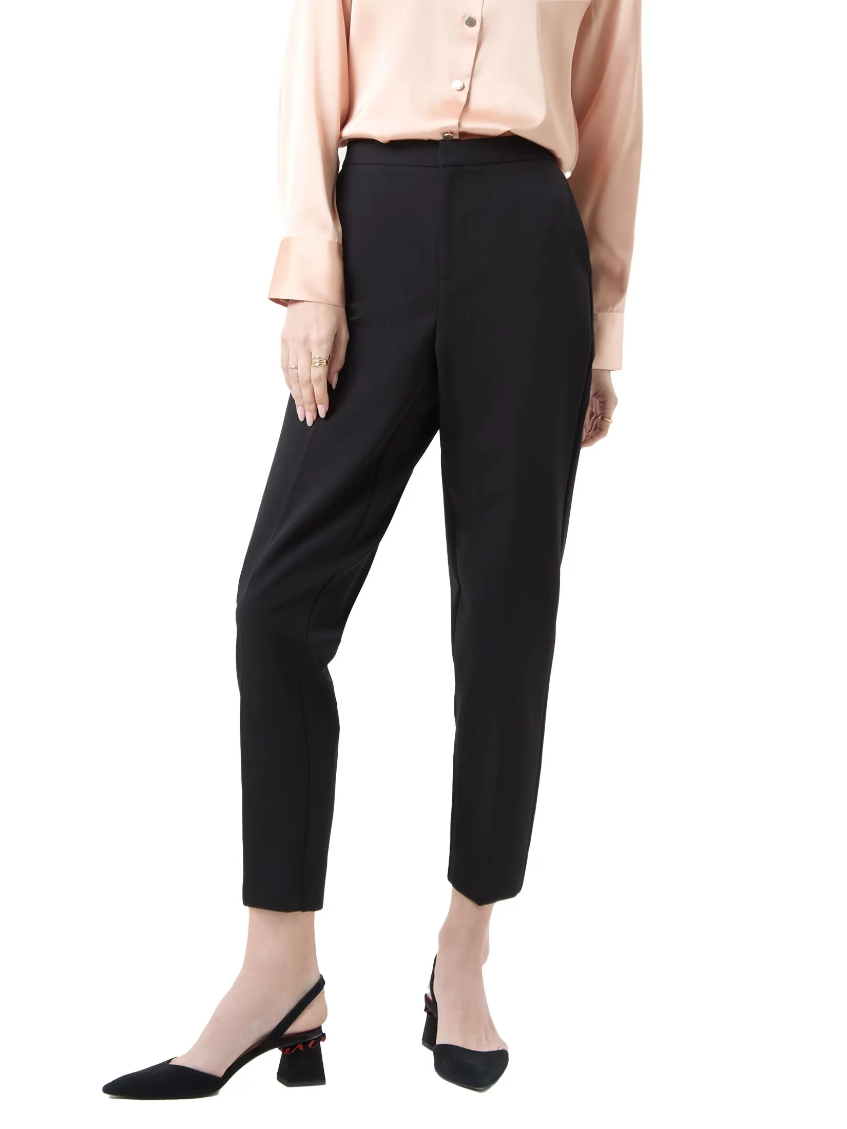 ESPADA Elastic Waist Trousers Female Black