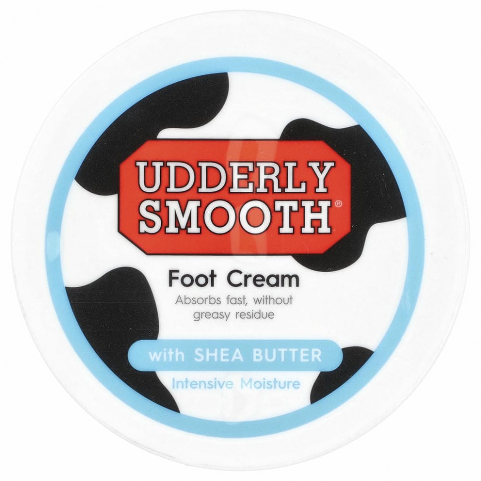 Udderly Smooth, Крем для ног с маслом дерева ши, 8 унций (227 г)