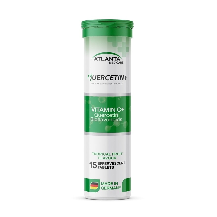 Atlanta Quercitin Plus 15 Effervescent Tablets (Tropical Fruit Flavor)