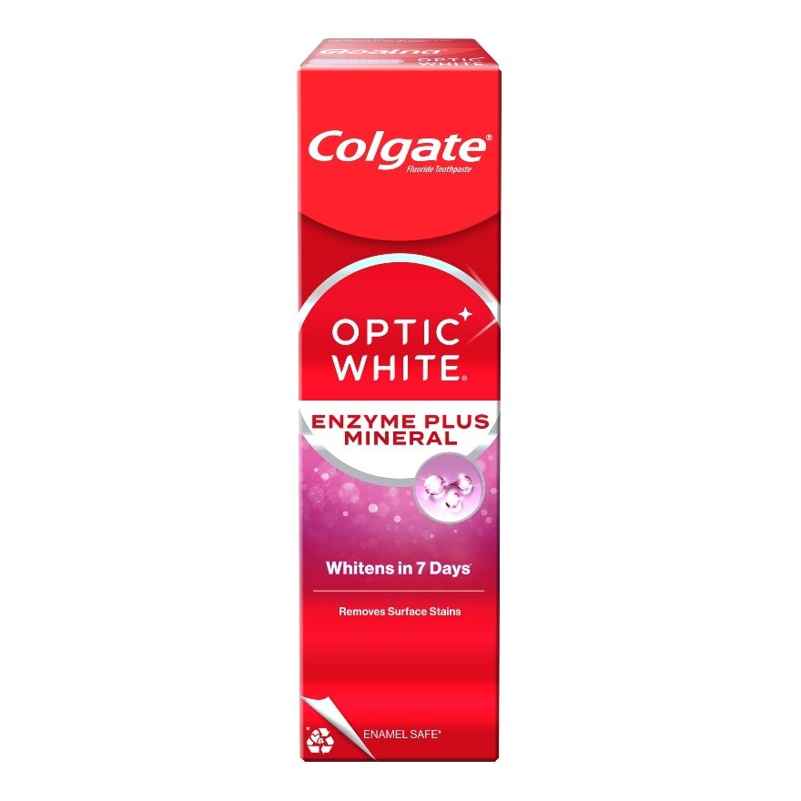 Colgate Toothpaste Optic White Enzyme Plus Mineral 80 G.