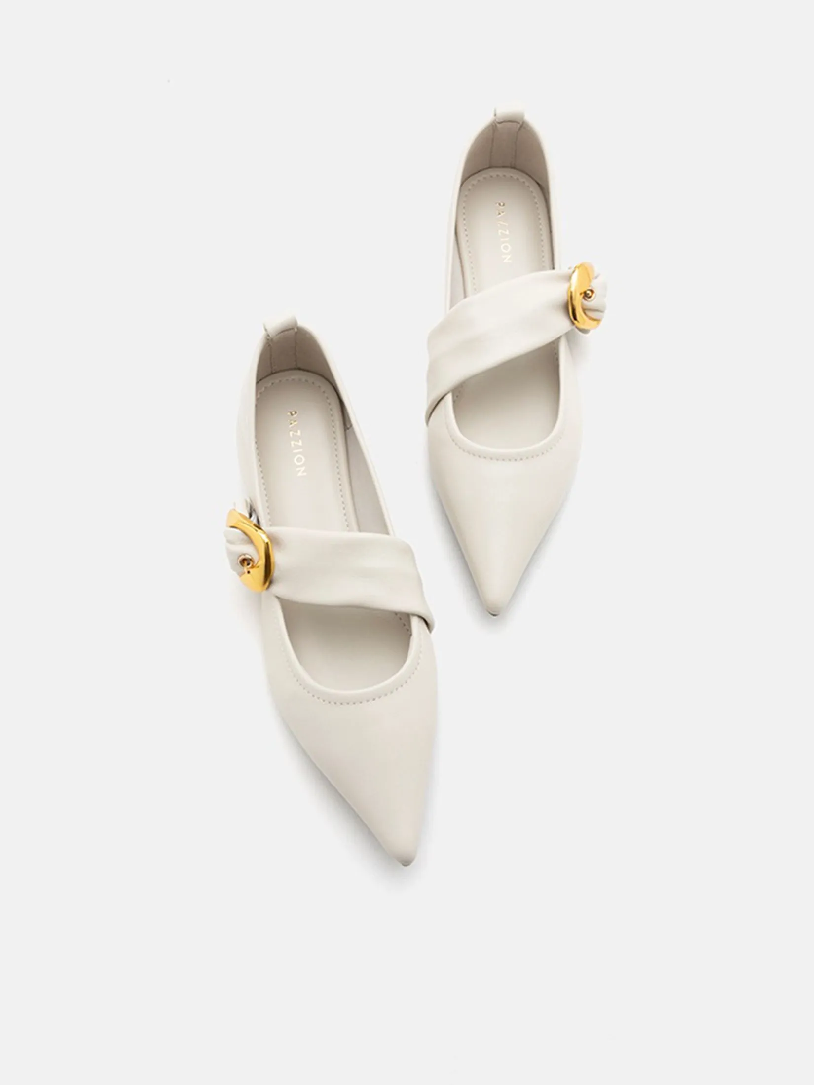 PAZZION Women Flat Shoes Pointed Toe Zinnia