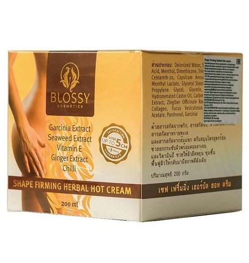 Крем от целлюлита для коррекции формы тела Hot Cream Blossy 200 мл