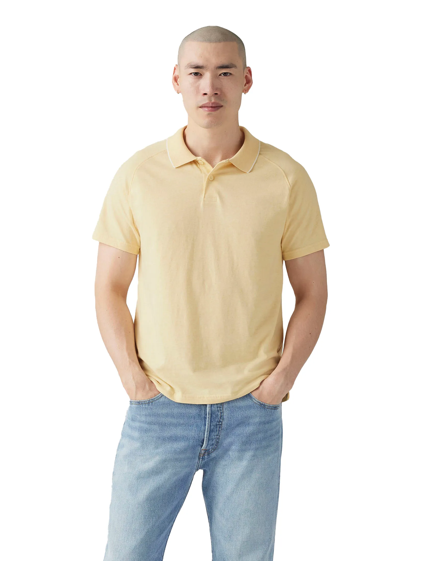 LEVI'S Men s Shoreline Tech Polo Neutral Size - L