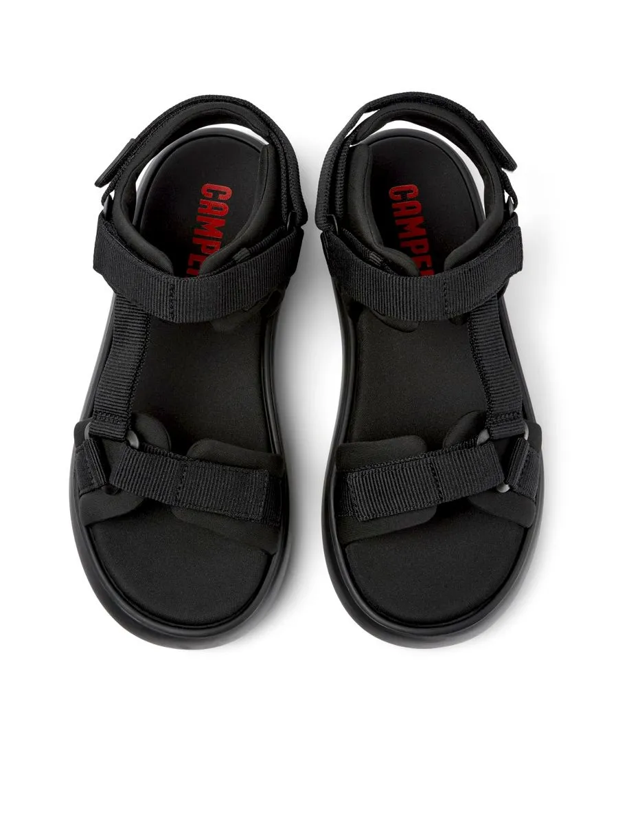 CAMPER Men Sandals Shoes Pelotas Flota Sandal Black