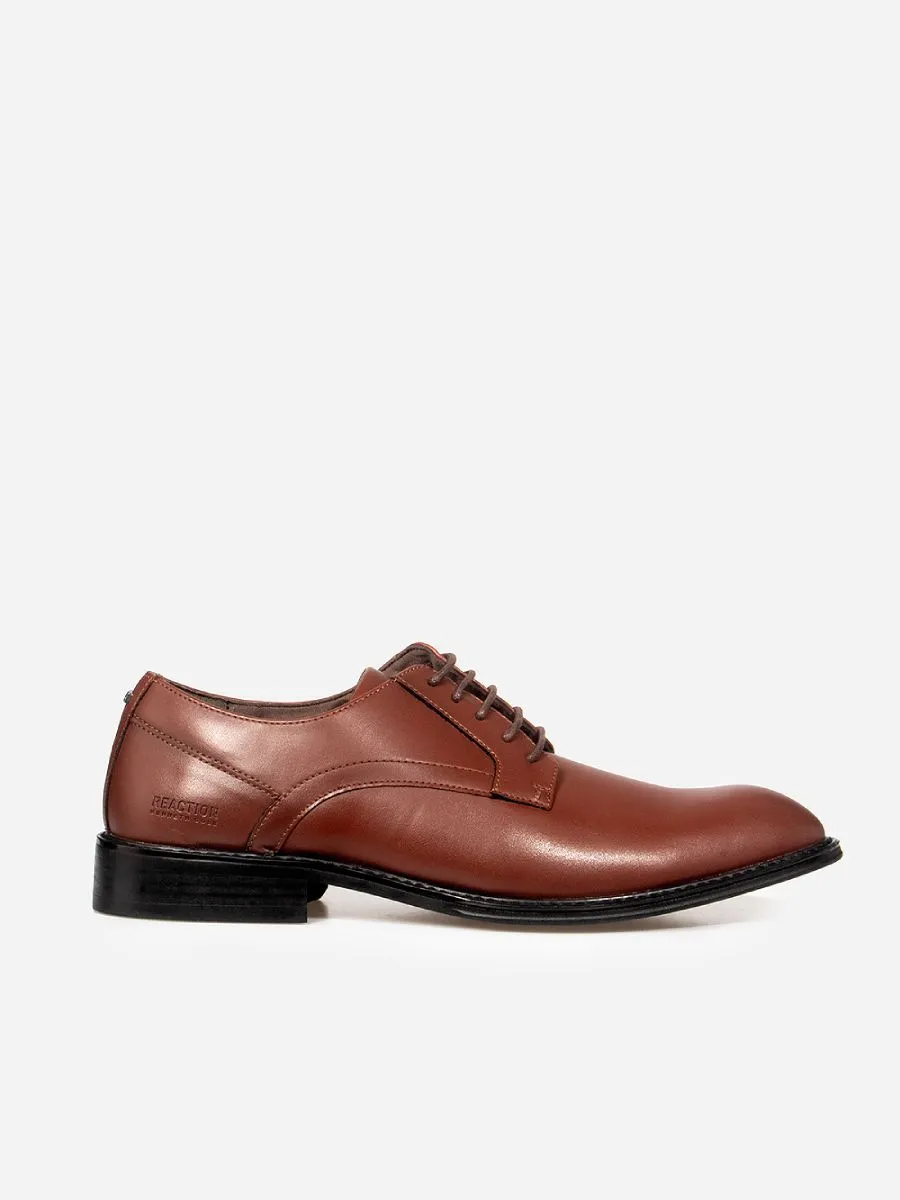 KENNETH COLE MEN'S FORMAL SHOES MARQUEE PLAIN TOE / BRANDY