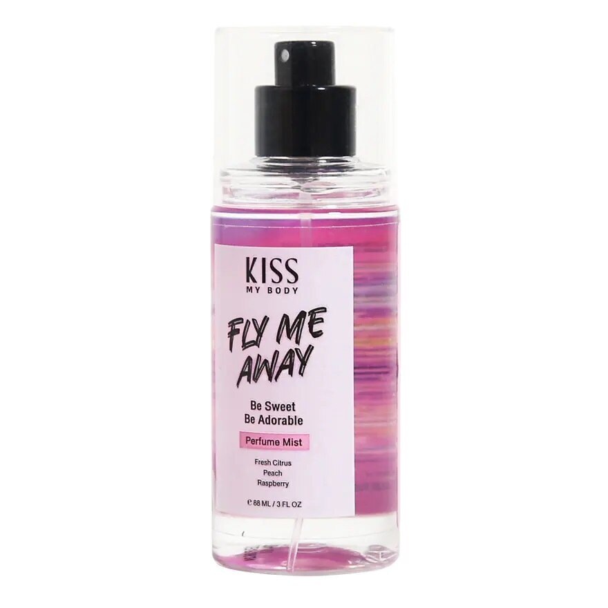 Kiss My Body Perfume Mist Fly Me Away 88 Ml. น้ำหอม สเปรย์น้ำหอม