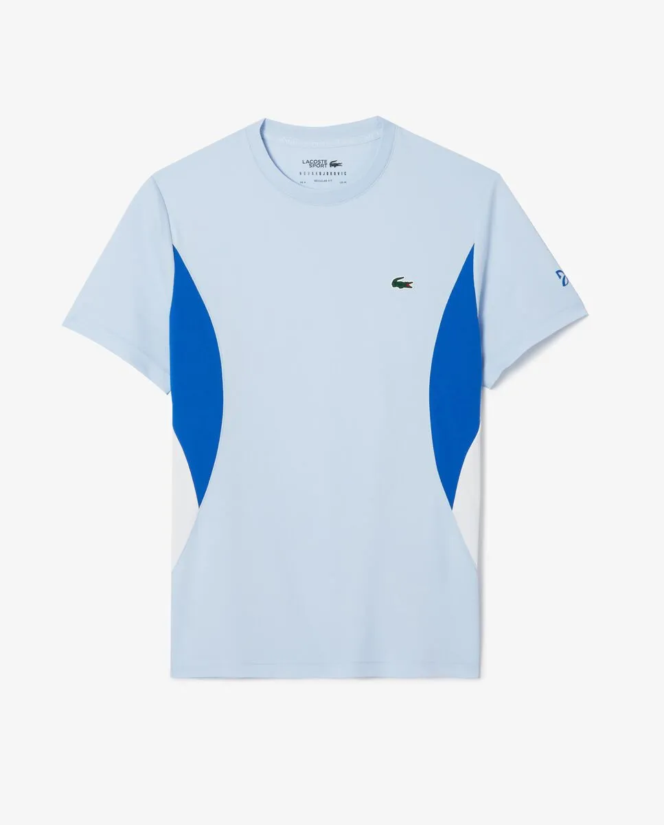 LACOSTE Lacoste Tennis x Novak Djokovic T-Shirt Light Blue