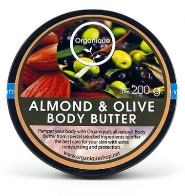 Баттер - крем с маслом миндаля и оливы Organique 200 гр