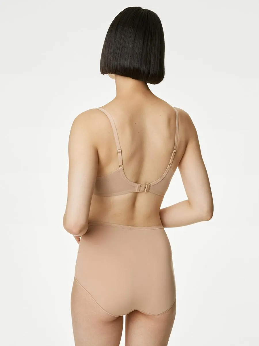 MARKS & SPENCER Women Full Briefs Microfibre No VPL 5pk Multi-Color