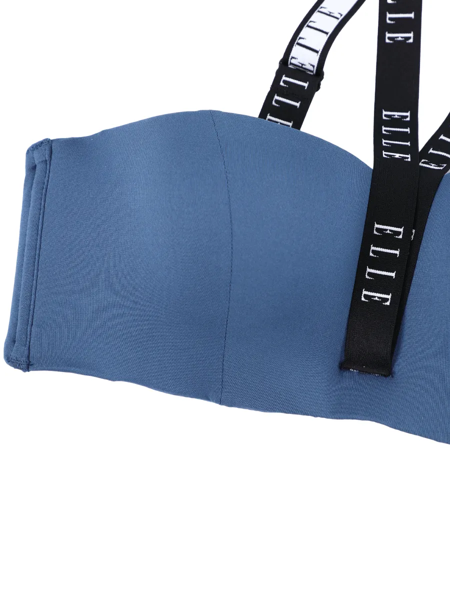 ELLE LINGERIE BRASSIERE MOULDED BRA LB4615 BLUE