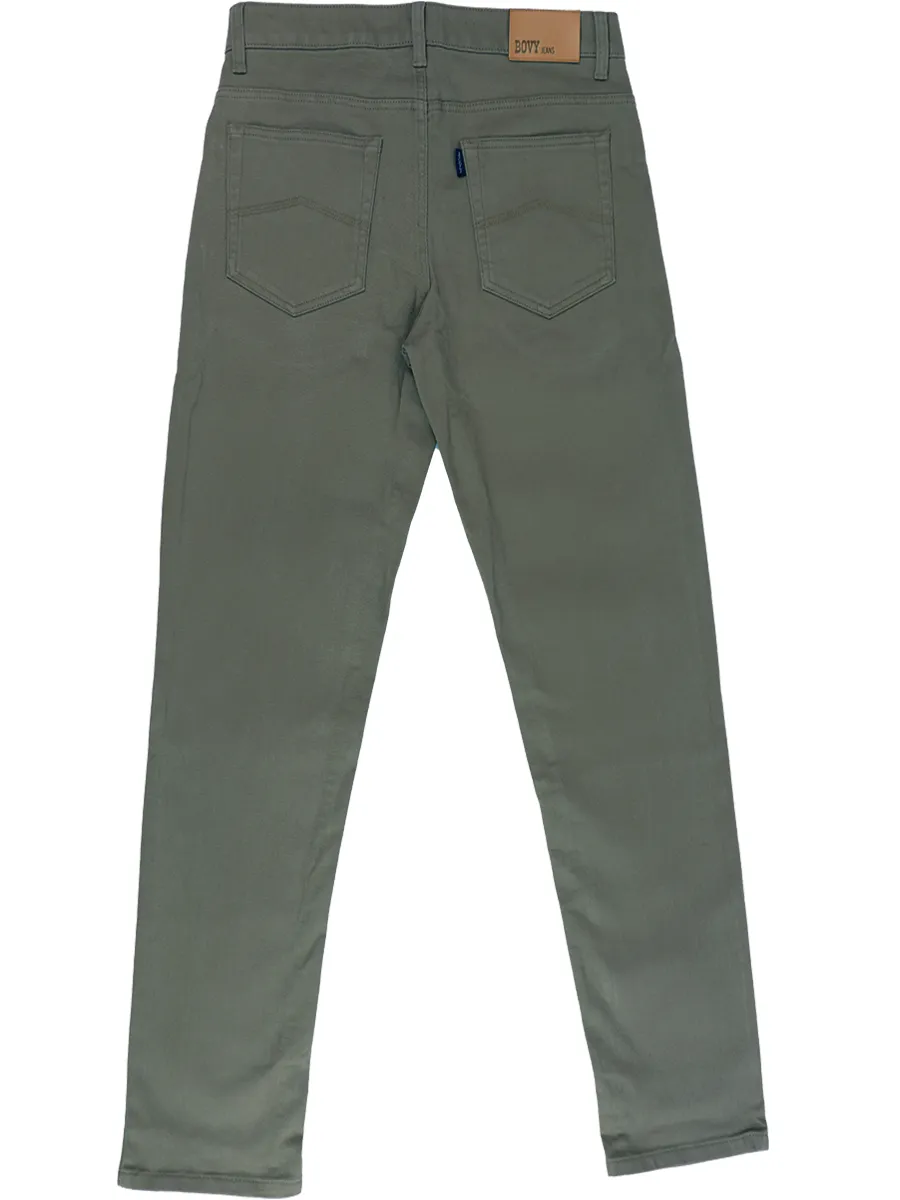 BOVY MEN'S CHINO PREMIUMCOTTON GREEN