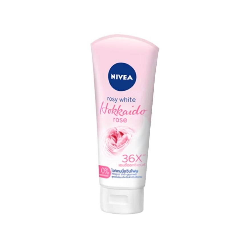 Nivea Rosy White Hokkaido Rose Serum Whip Foam 100 G. วิปโฟม ล้างหน้า