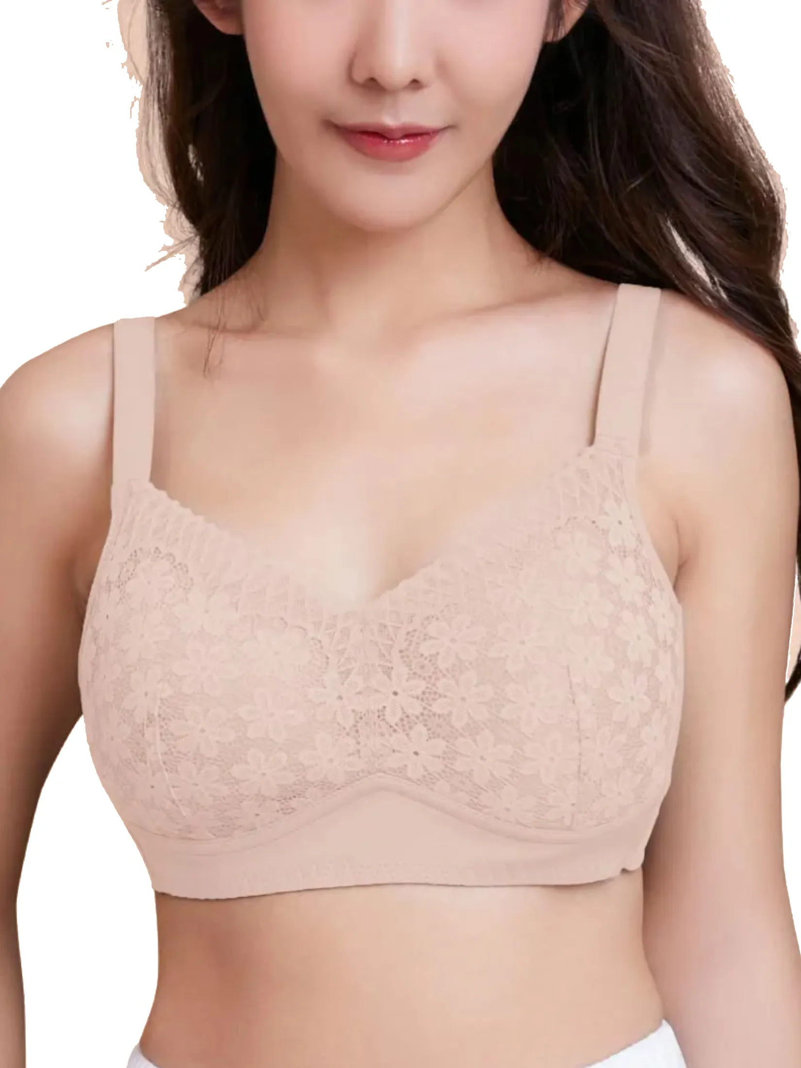 B'ME Non-Wire Bra Model ME1K09 NUDE