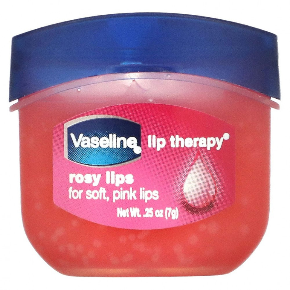 Vaseline, Бальзам для губ Lip Therapy, «Розовые губы», 7 г - VSL-23159-2 шт.|Масло какао