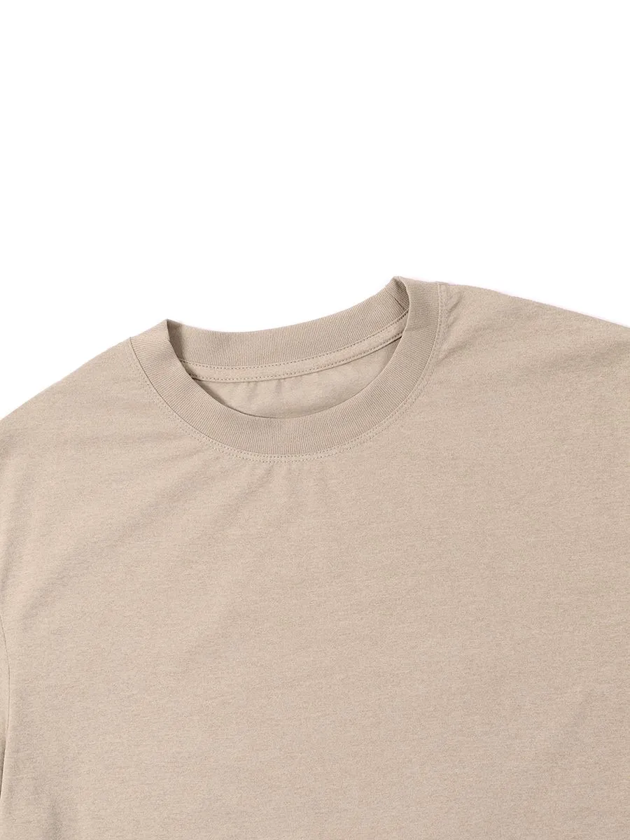 OASIS Men's short sleeve T-shirt Khaki