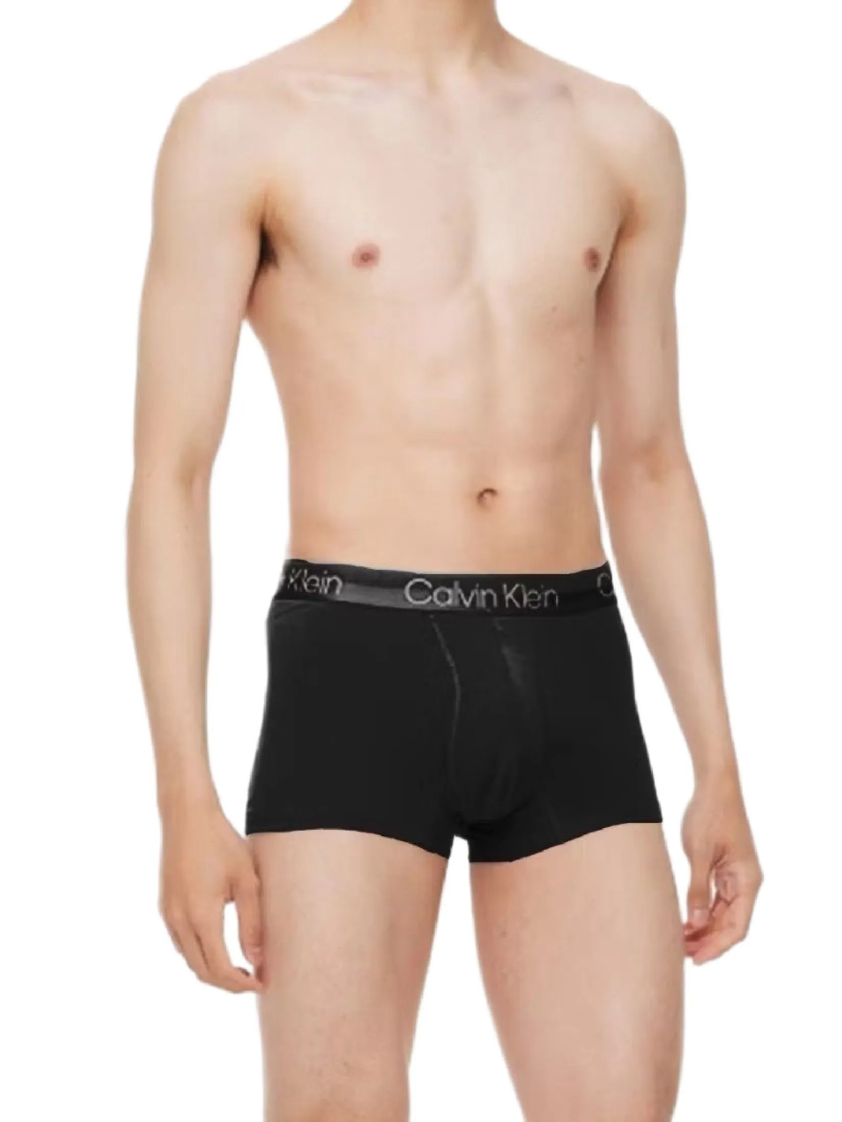 CALVIN KLEIN Men's Structured Cotton Trunk 3Pk Multicolor