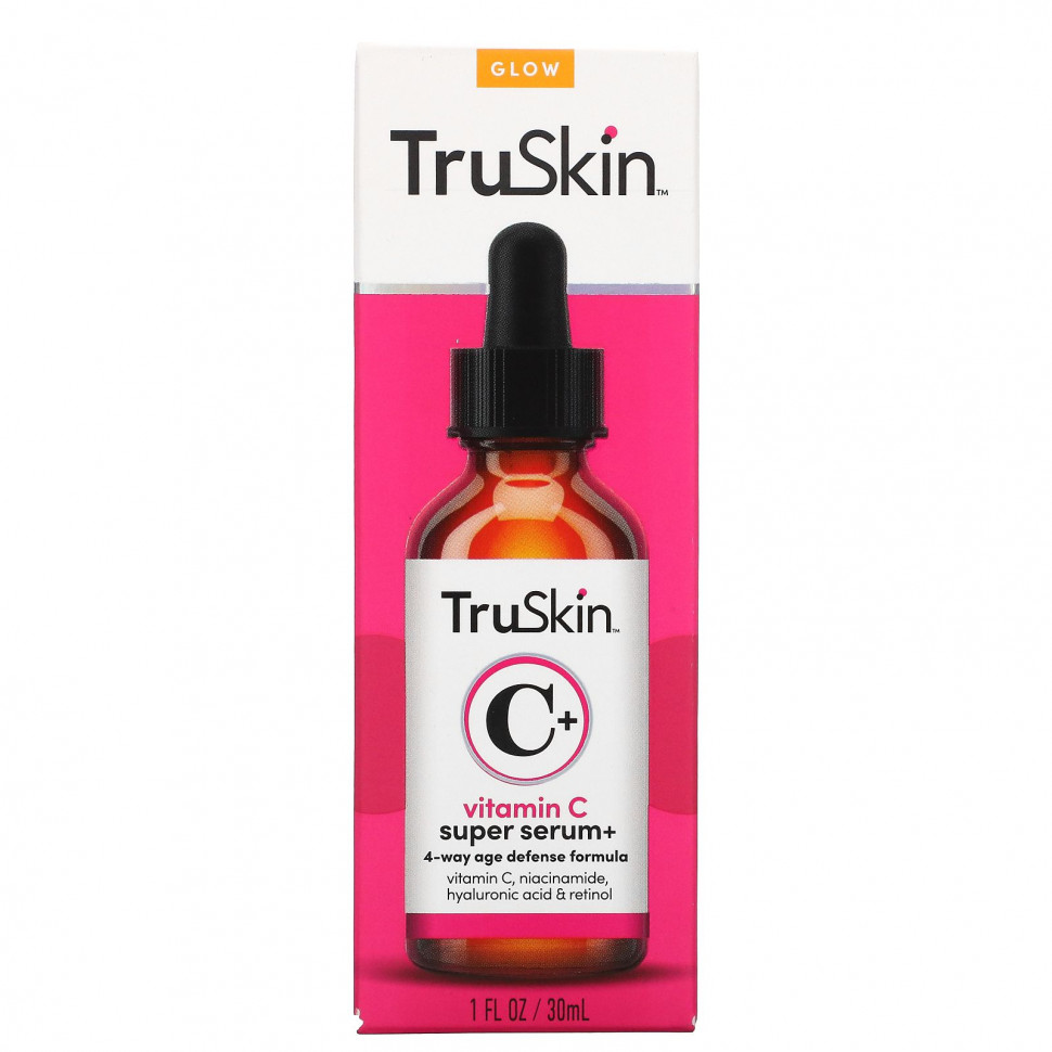 TruSkin, Vitamin C Super Serum +, 1 жидкая унция (30 мл)