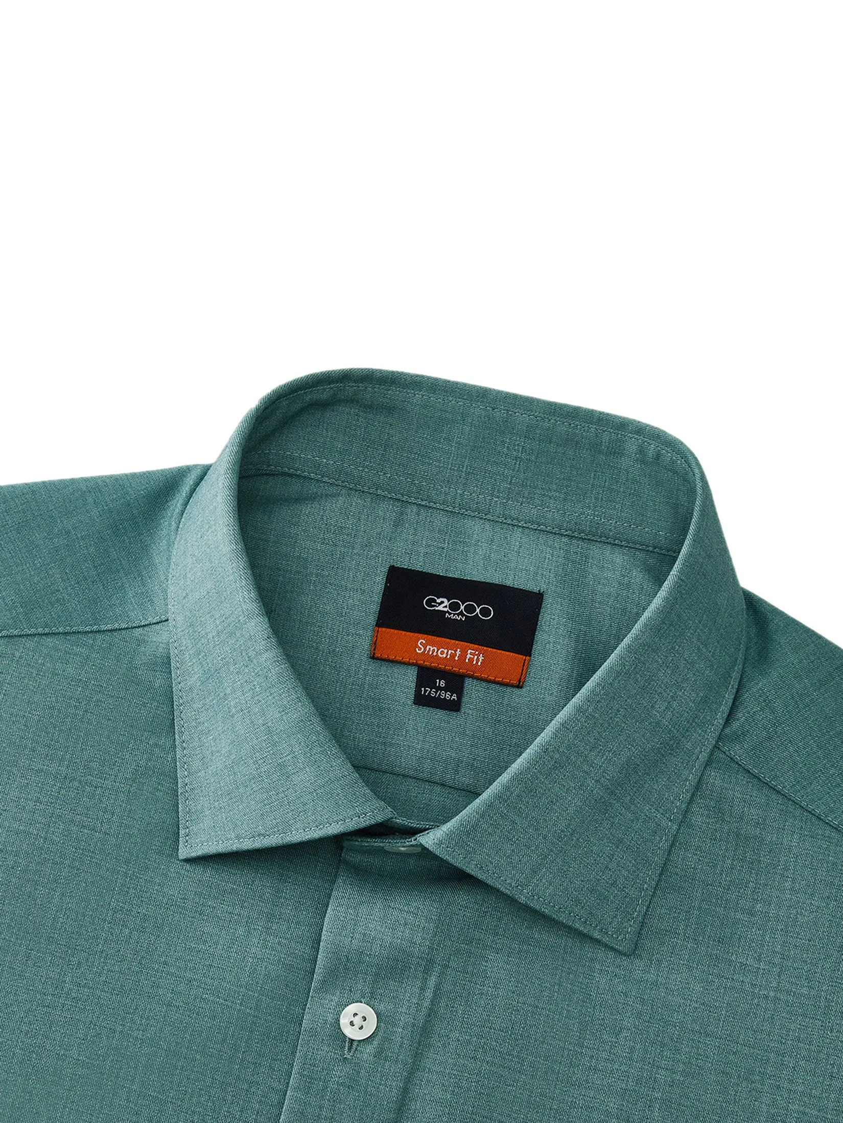 G2000 Men Clothing Non -Iron Smart Fit Twill Short Sleeve Shirt  Smart Fit - Green