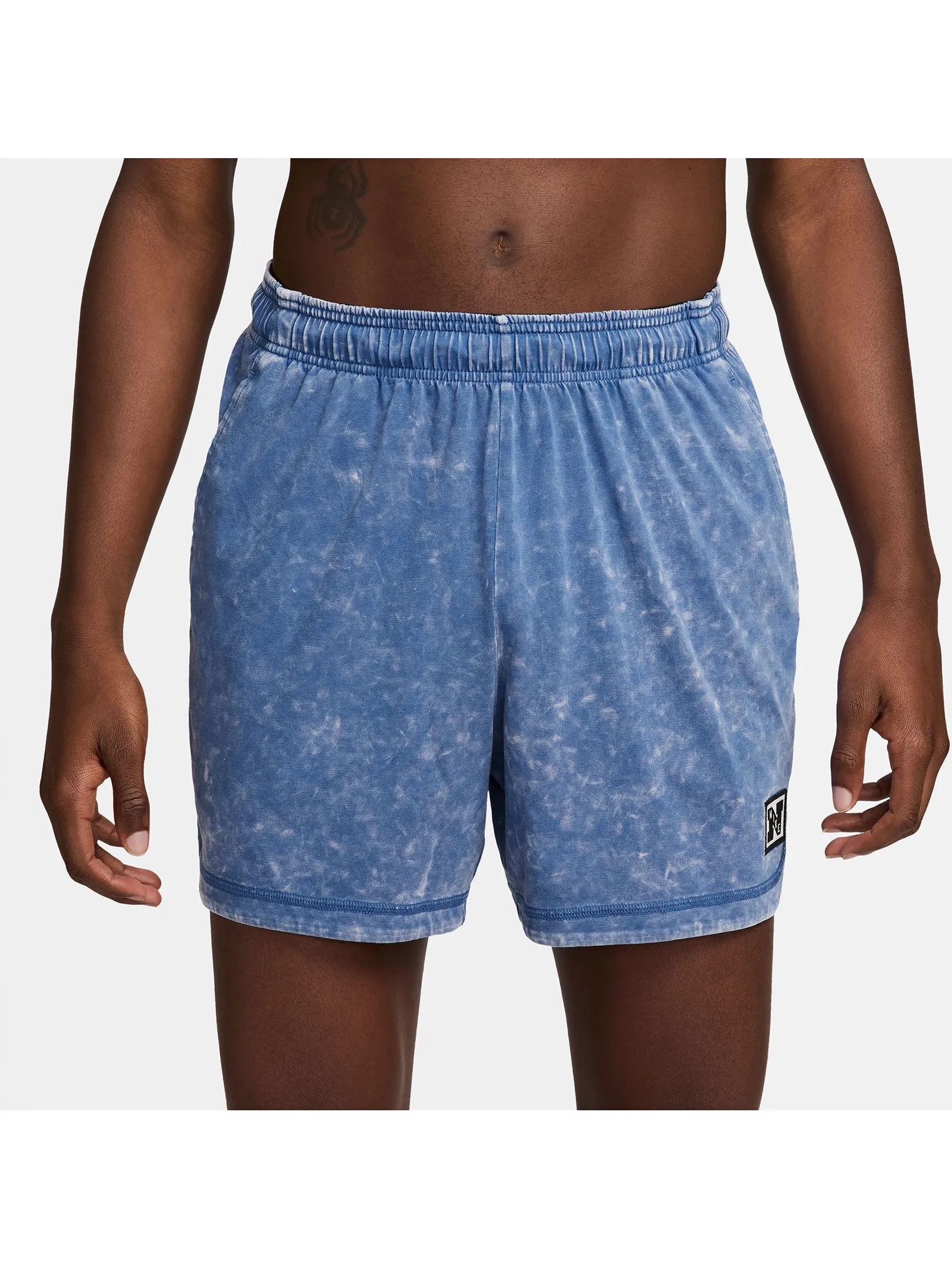 NIKE Men Fitness Shorts Gym Heritage Dri-Fit 5" HV0632-411 Comet Blue/Comet Blue