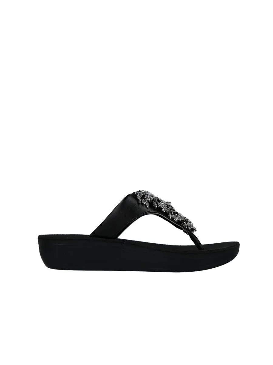 AEROSOFT Women Flip-Flops Extra Soft F11 - Black