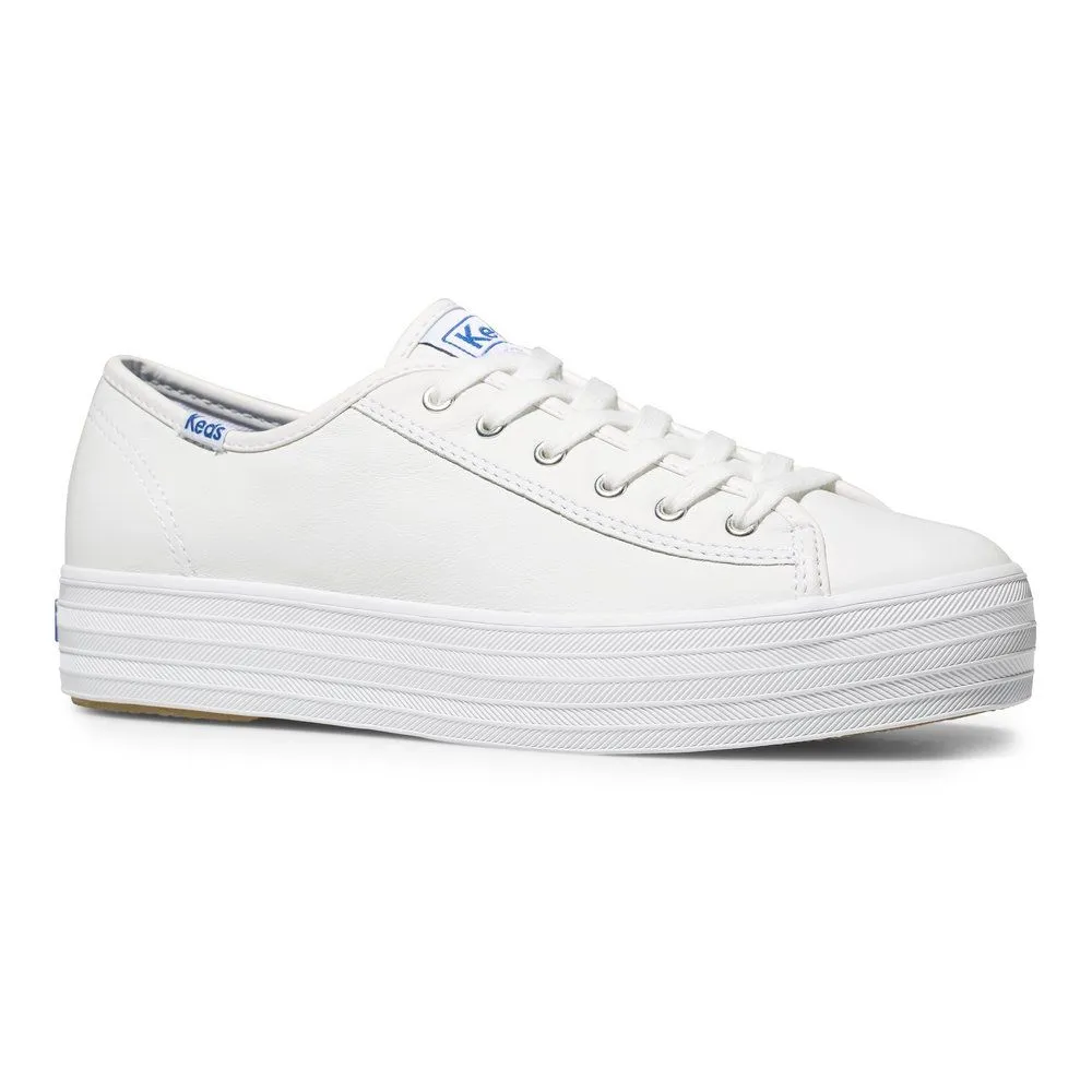 KEDS WHITE Keds TRIPLE KICK LEATHER