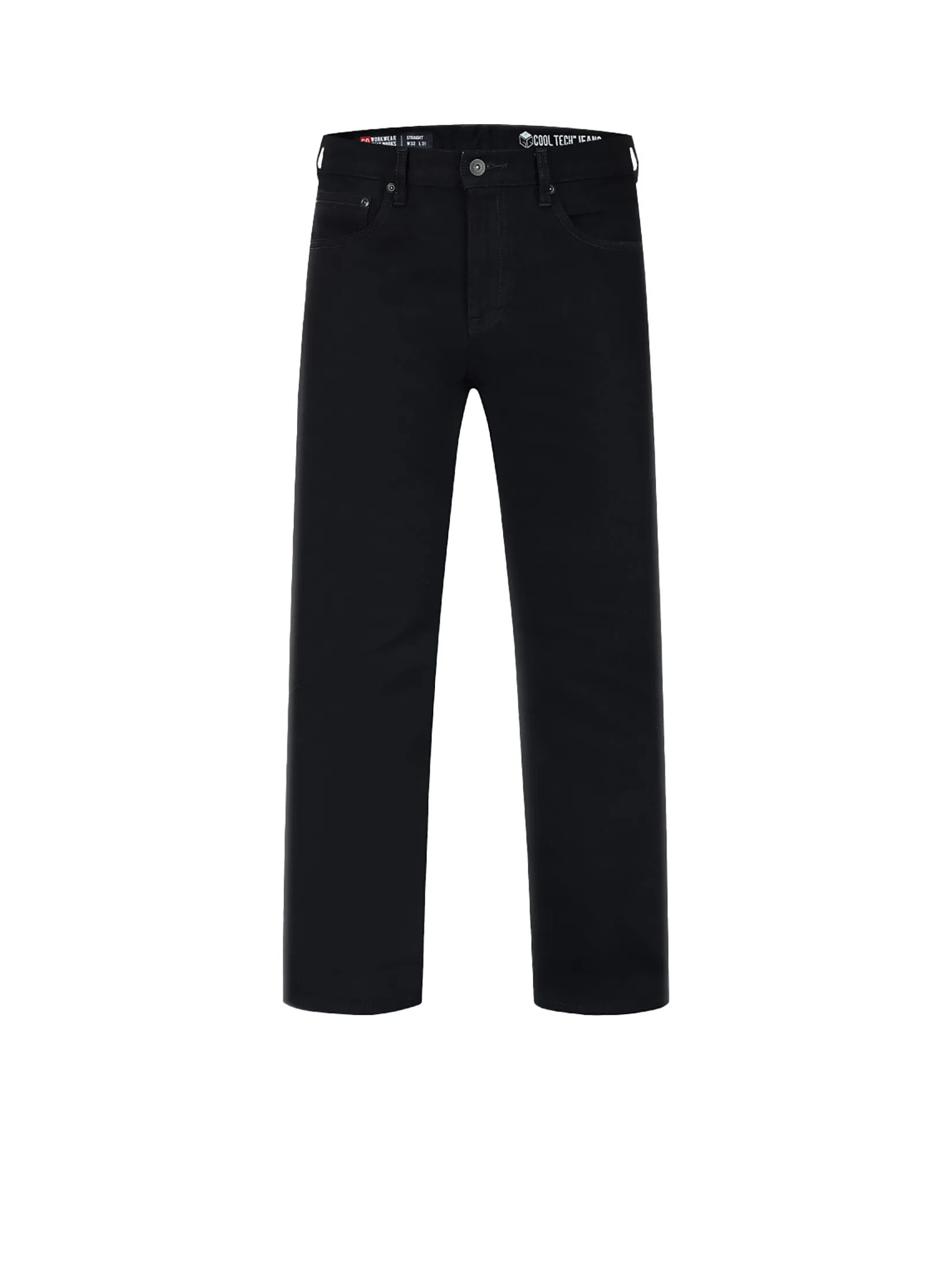 GQ GQ CoolTech Straight Jeans Super Black Jeans