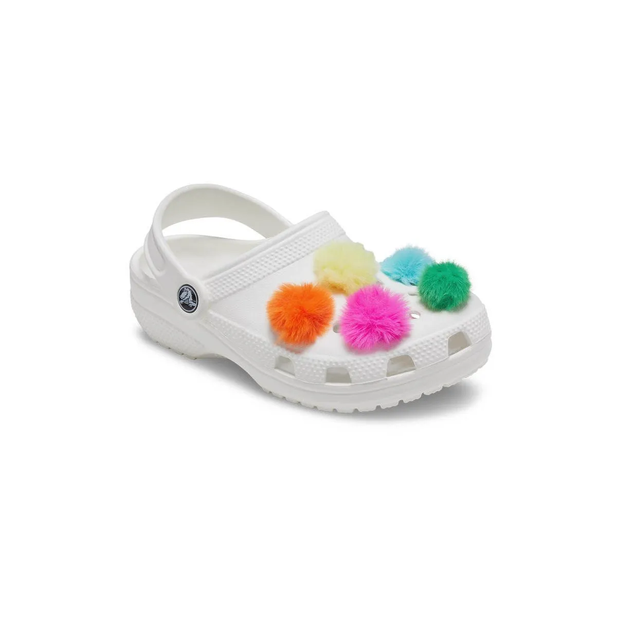 CROCS Jibbitz Shoes Charm 80s Neon Puff Ball 5-Pack Multi Color - CR024AC970DMTH