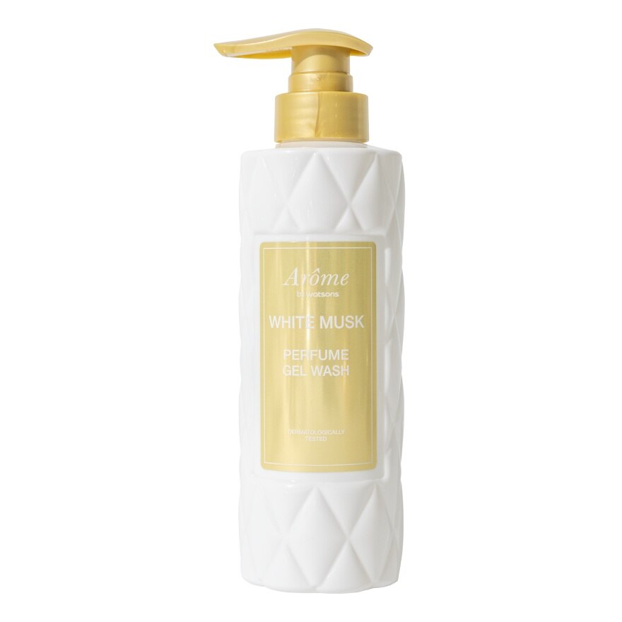 Arome by Watsons White Musk Perfume Gel Wash 400 ml.