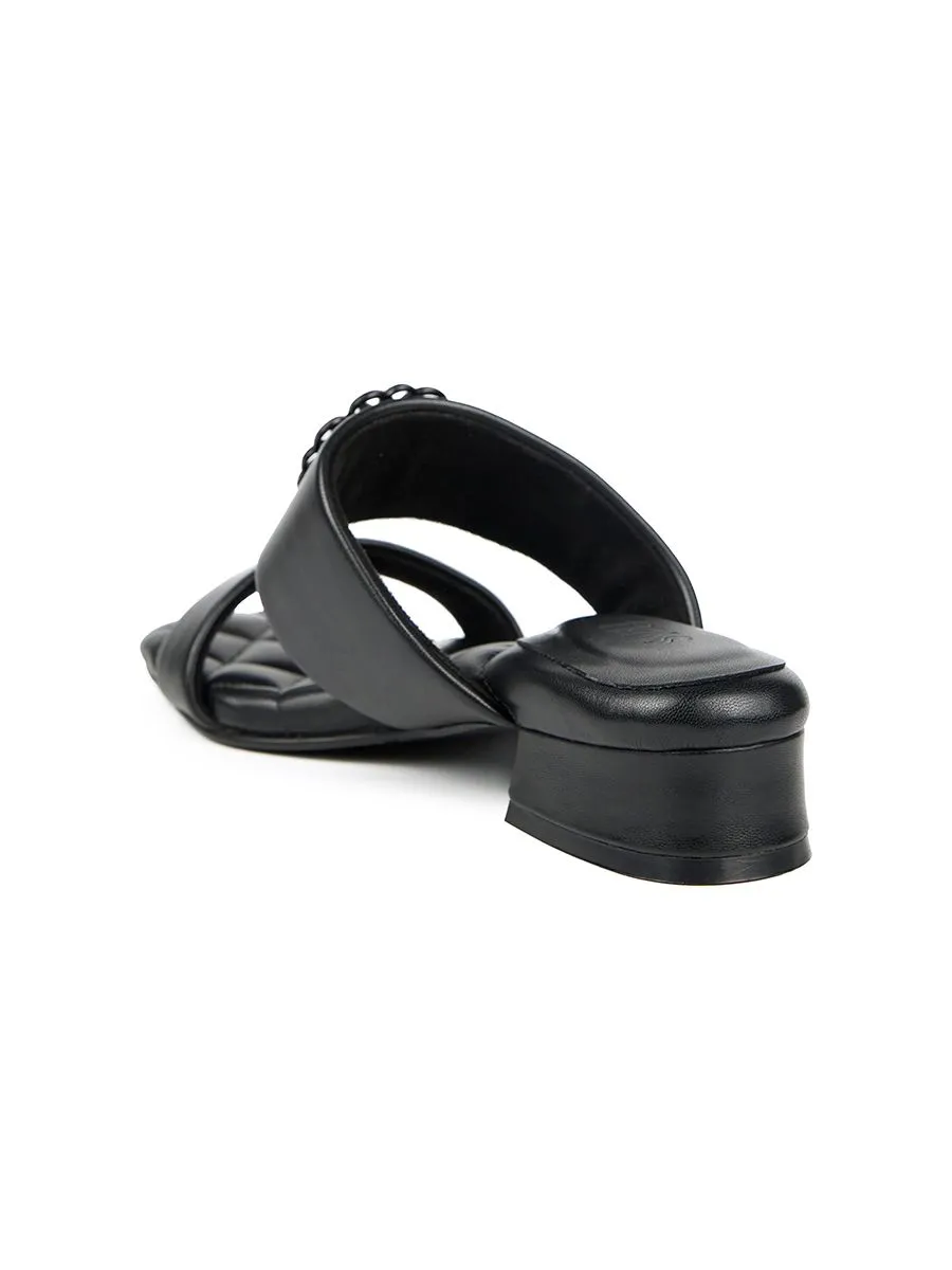 SHU WOMEN  PALETTE SOFT 1" INFINITE HEART ONTONE - BLACK