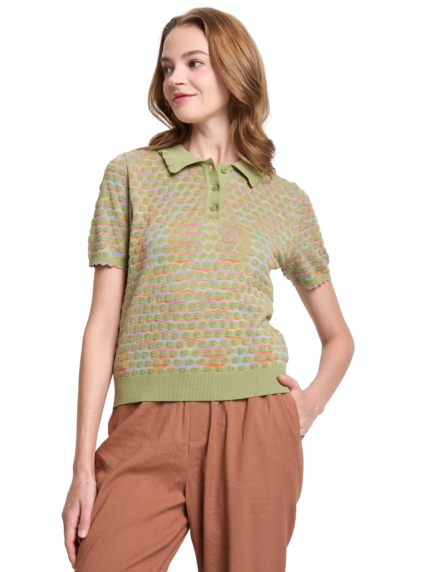 ALUMNUS Women Polo Shirt Short Sleeves