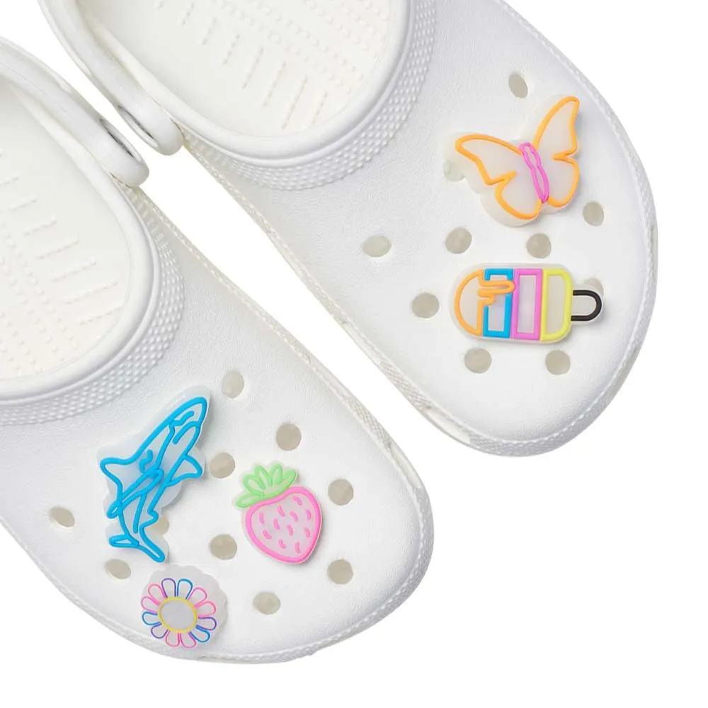 CROCS Jibbitz Shoes Charm Lights Up Summer 5-Pack Multi Color - CR024AC097EJTH