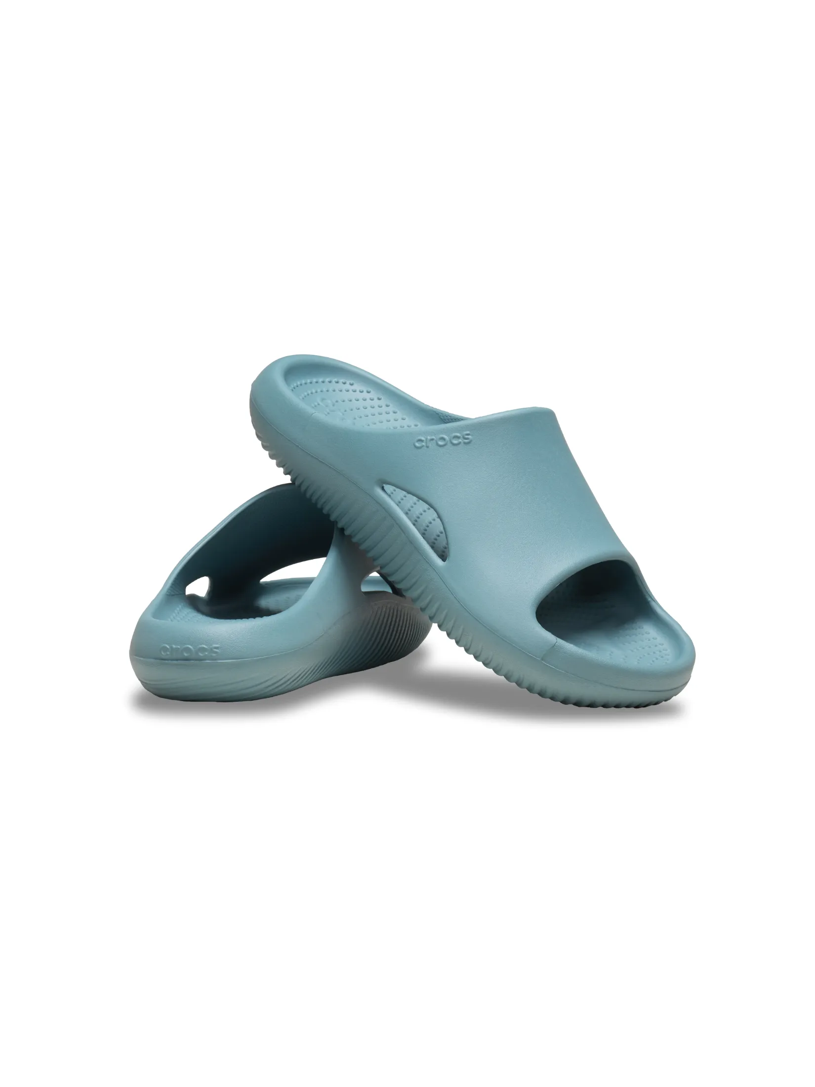 CROCS UNISEX MELLOW RECOVERY SLIDE - POND