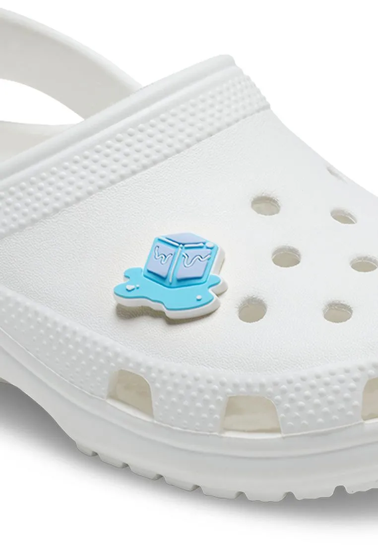 CROCS BLUE CROCS Jibbitz Melted Ice Cube Shoes Charm