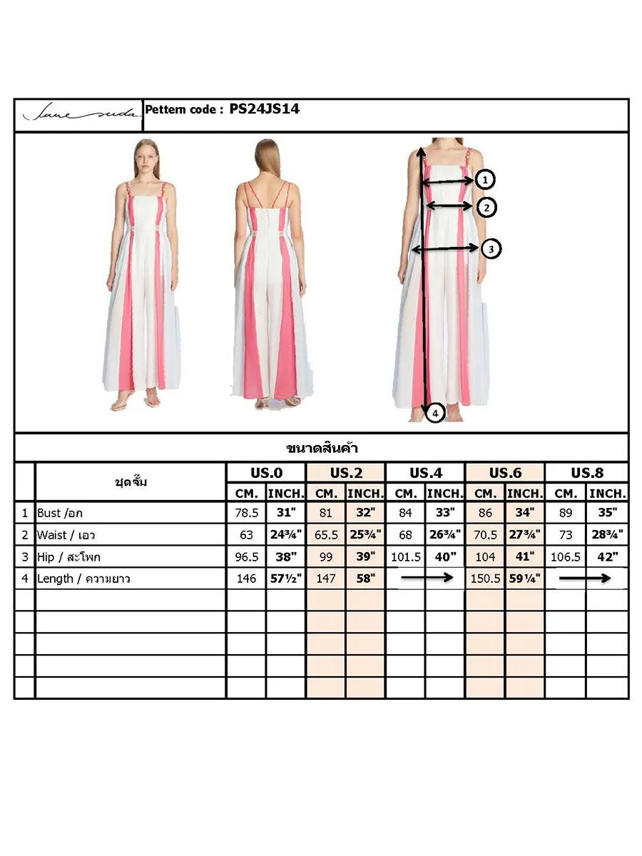 JANESUDA (PS24) Pink Jumpsuit