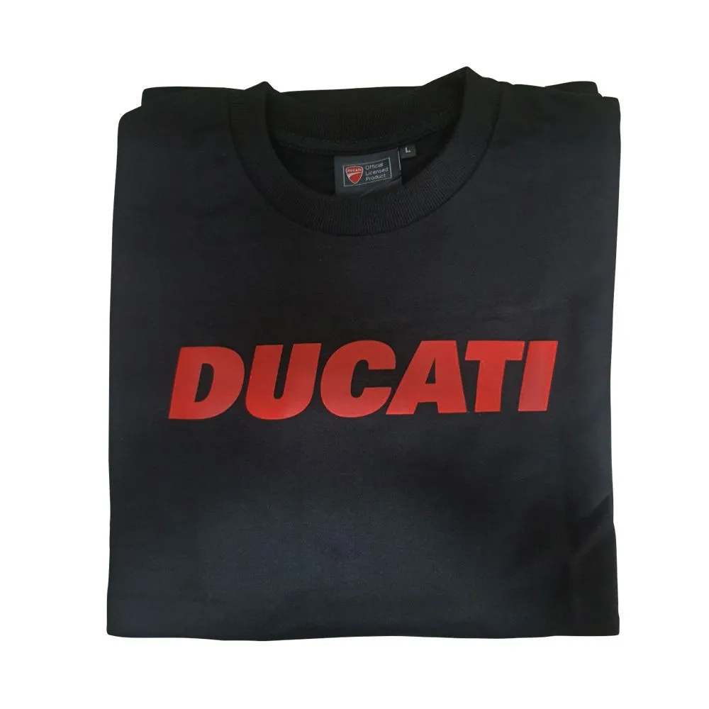 DUCATI BLACK Long sleeve T-Shirt DCT 52 048