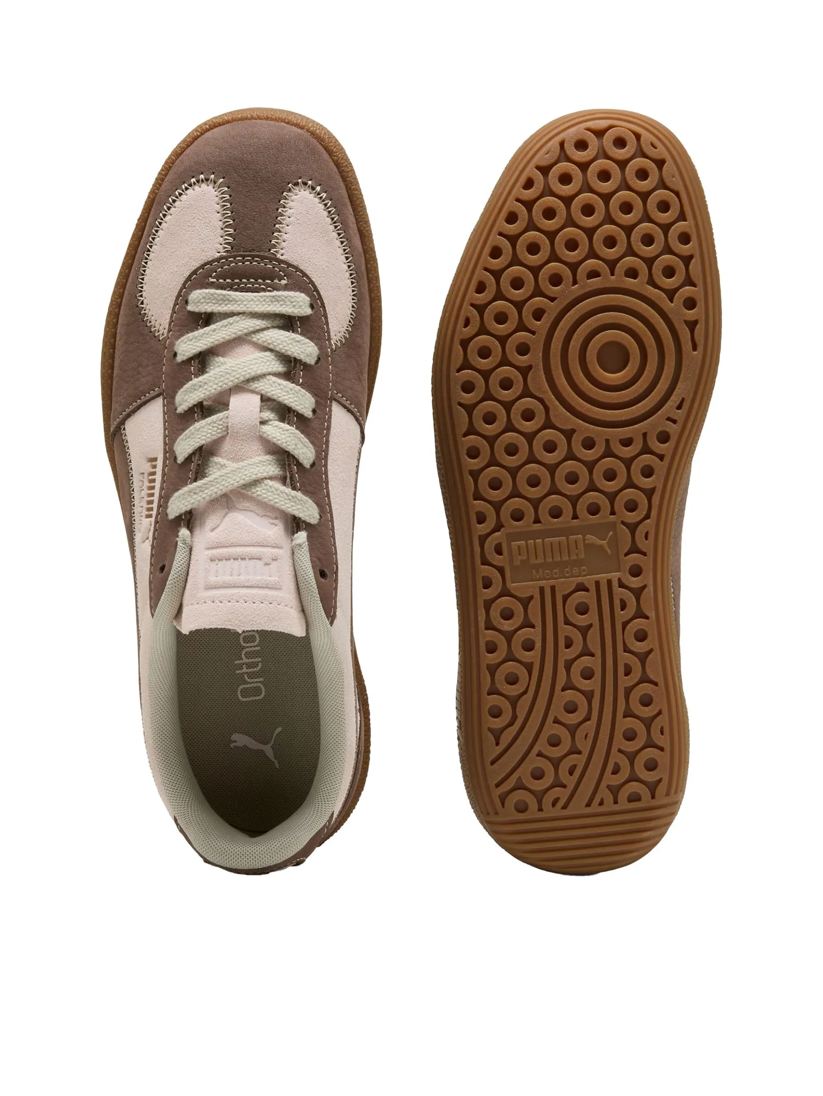 PUMA Women Sneakers Palermo Wine Club Flat Bronze-Gum