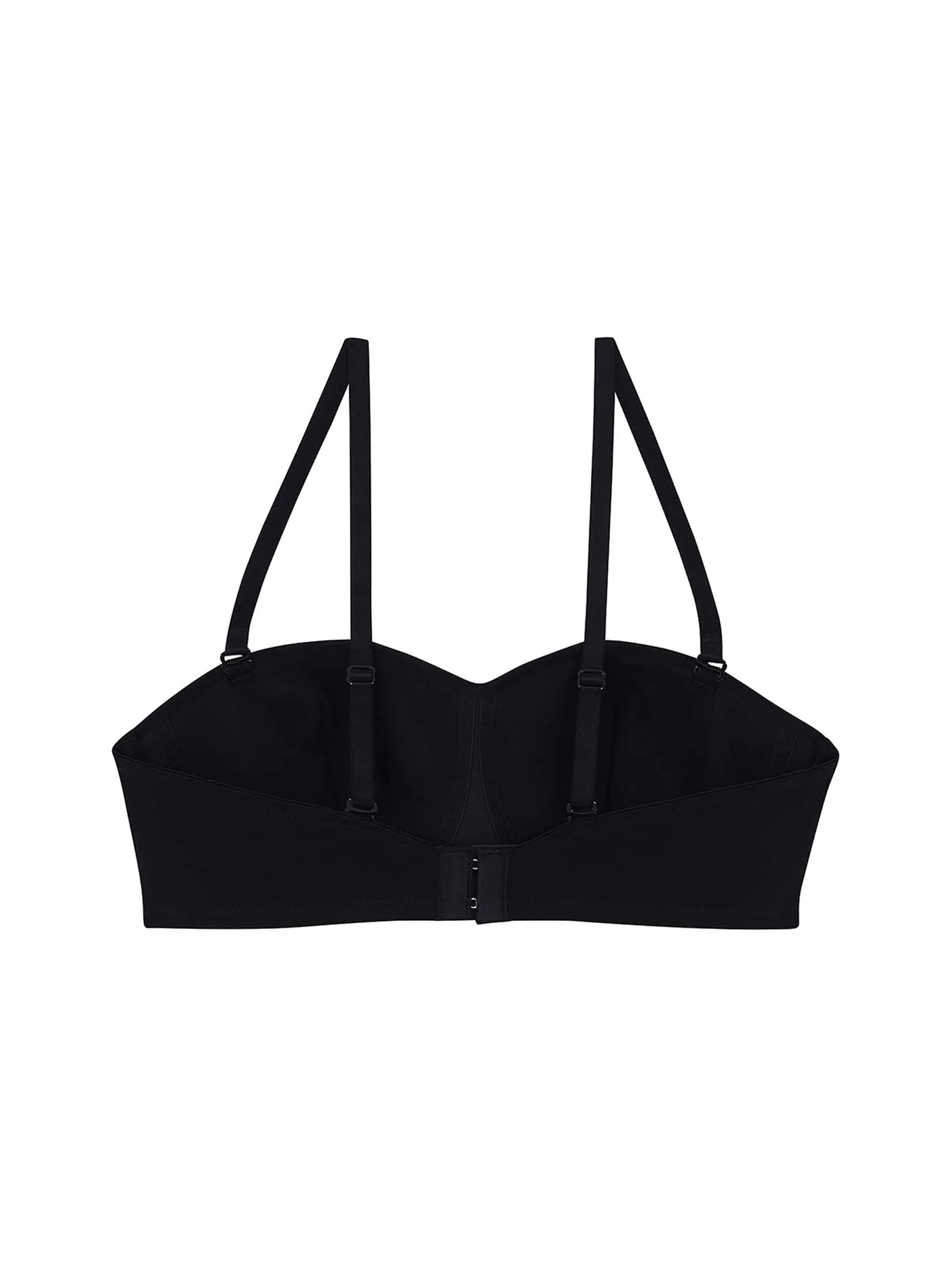 WACOAL Women Surprise strapless wireless top Bra Set 2 pcs Multicolor (Black Pink)