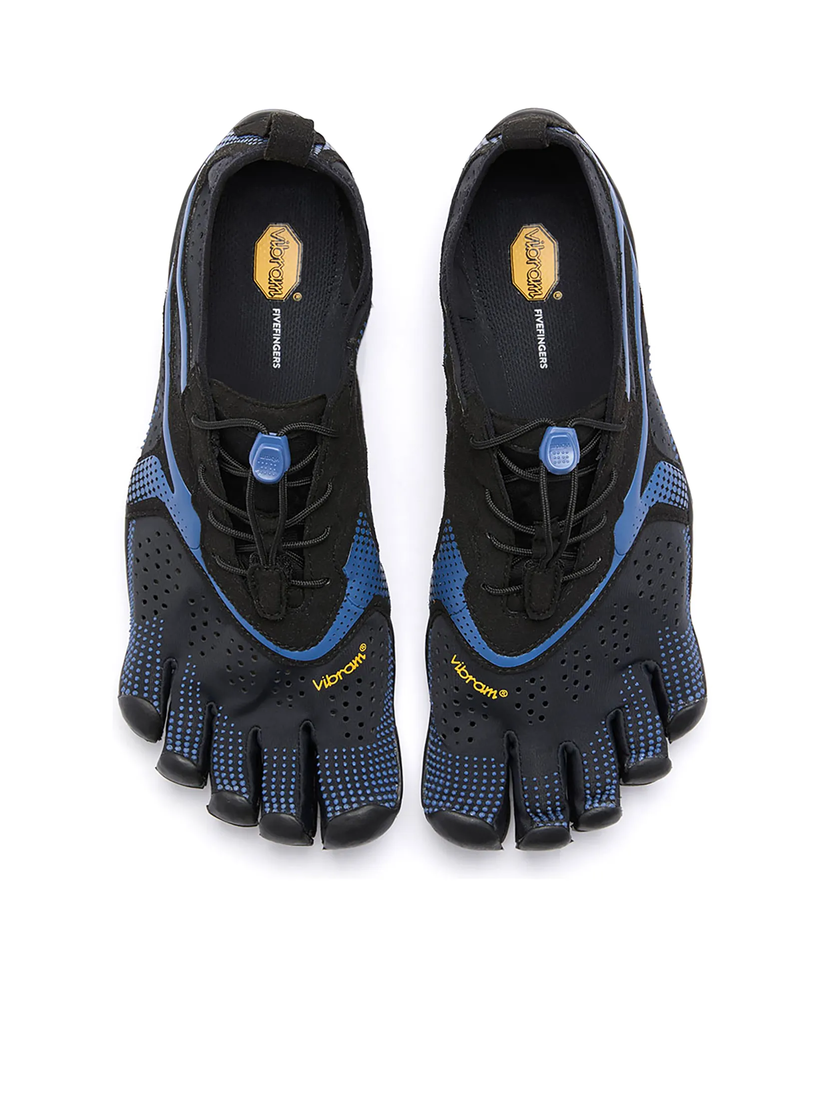 VIBRAM FIVEFINGERS Men Running Shoes VFF V-Run Black/Blue