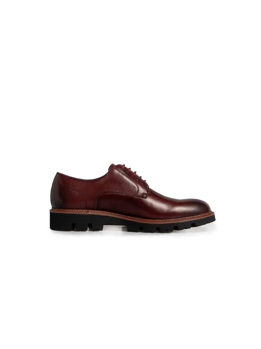 KENNETH COLE MEN DRESS SHOES DANIEL CHUNKY / BURGUNDY