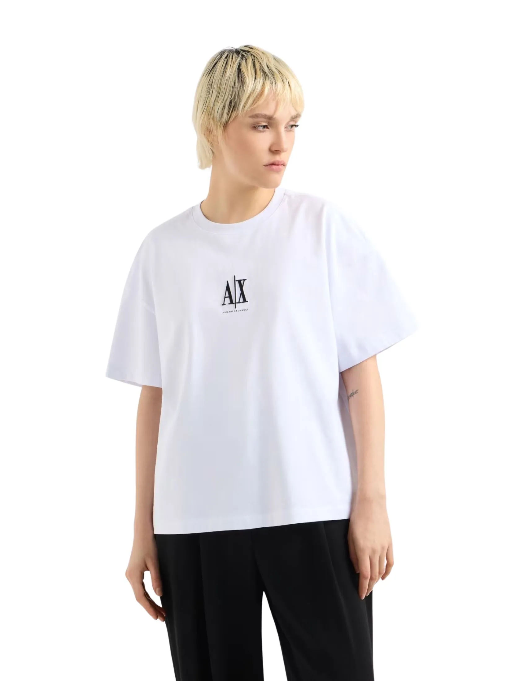 ARMANI EXCHANGE Tee Women XW001182-AF15085-U0002 Off-White