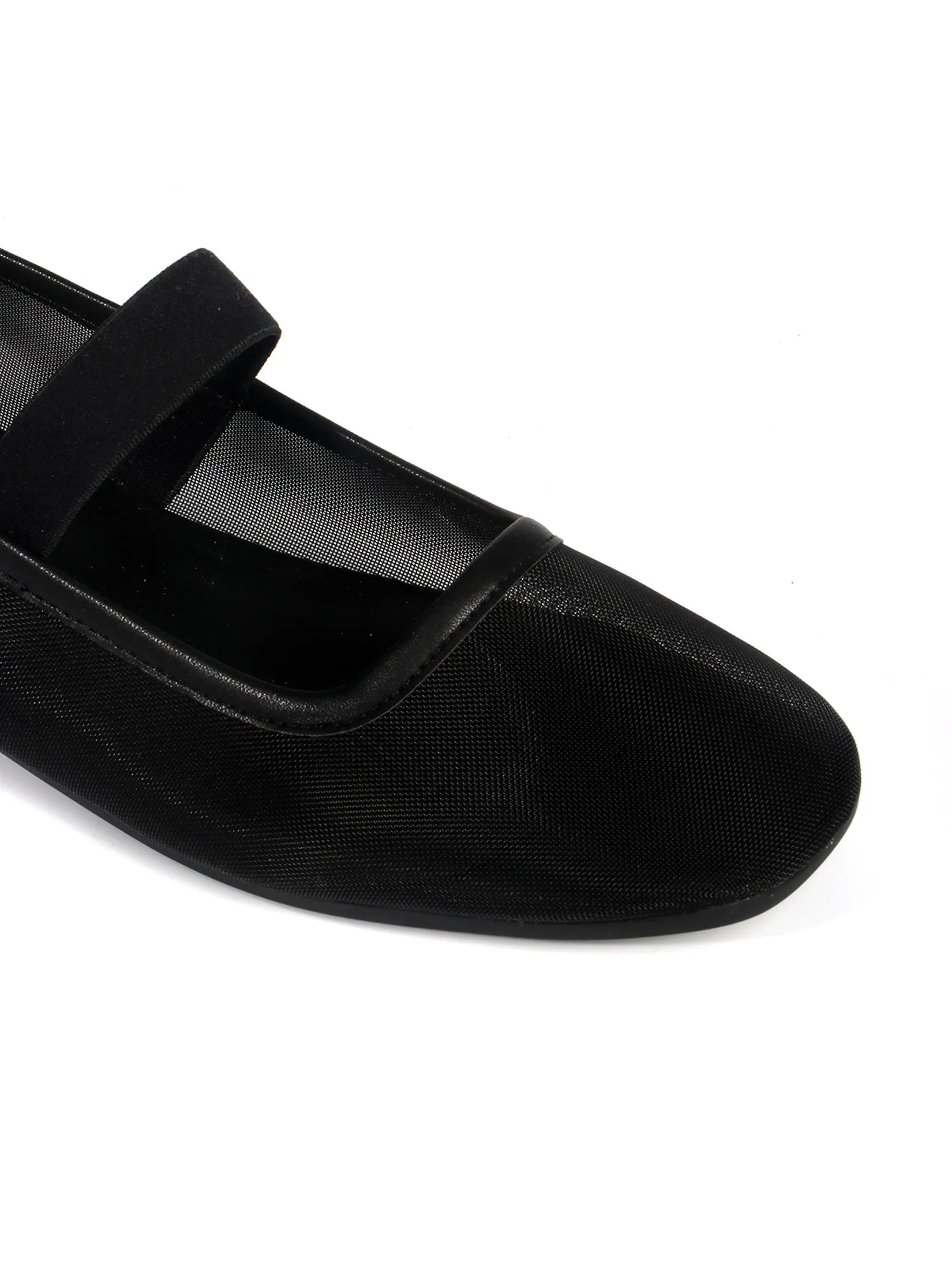 KENNETH COLE WOMEN FLATS MARY-MARY JANE MESH  /BLACK