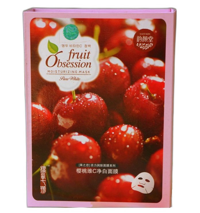 Корейская осветляющая маска с вишней Fruit Obsession 1 или 10 шт