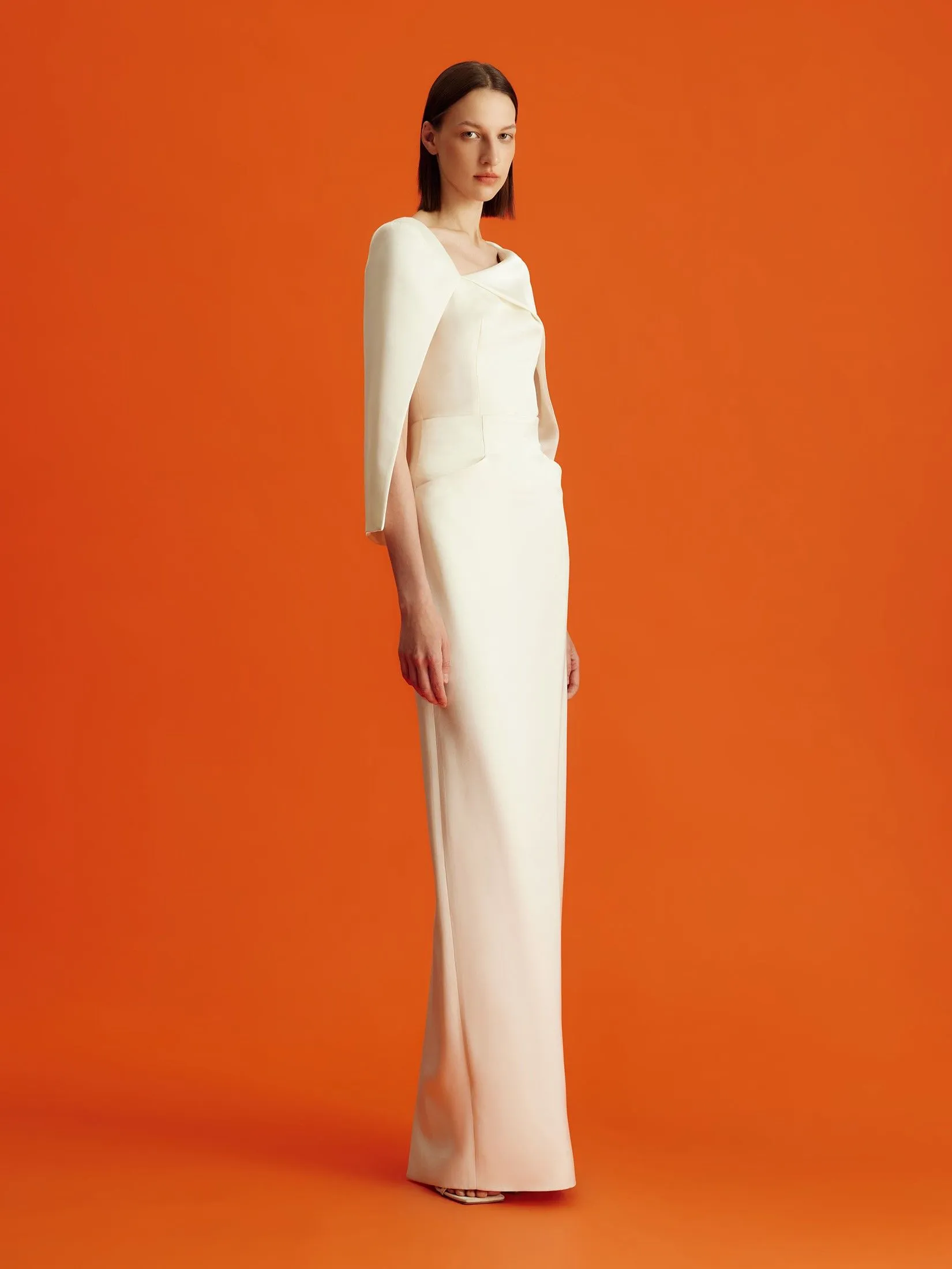 ASAVA (AW24 )Brynlee Column Women Skirt White