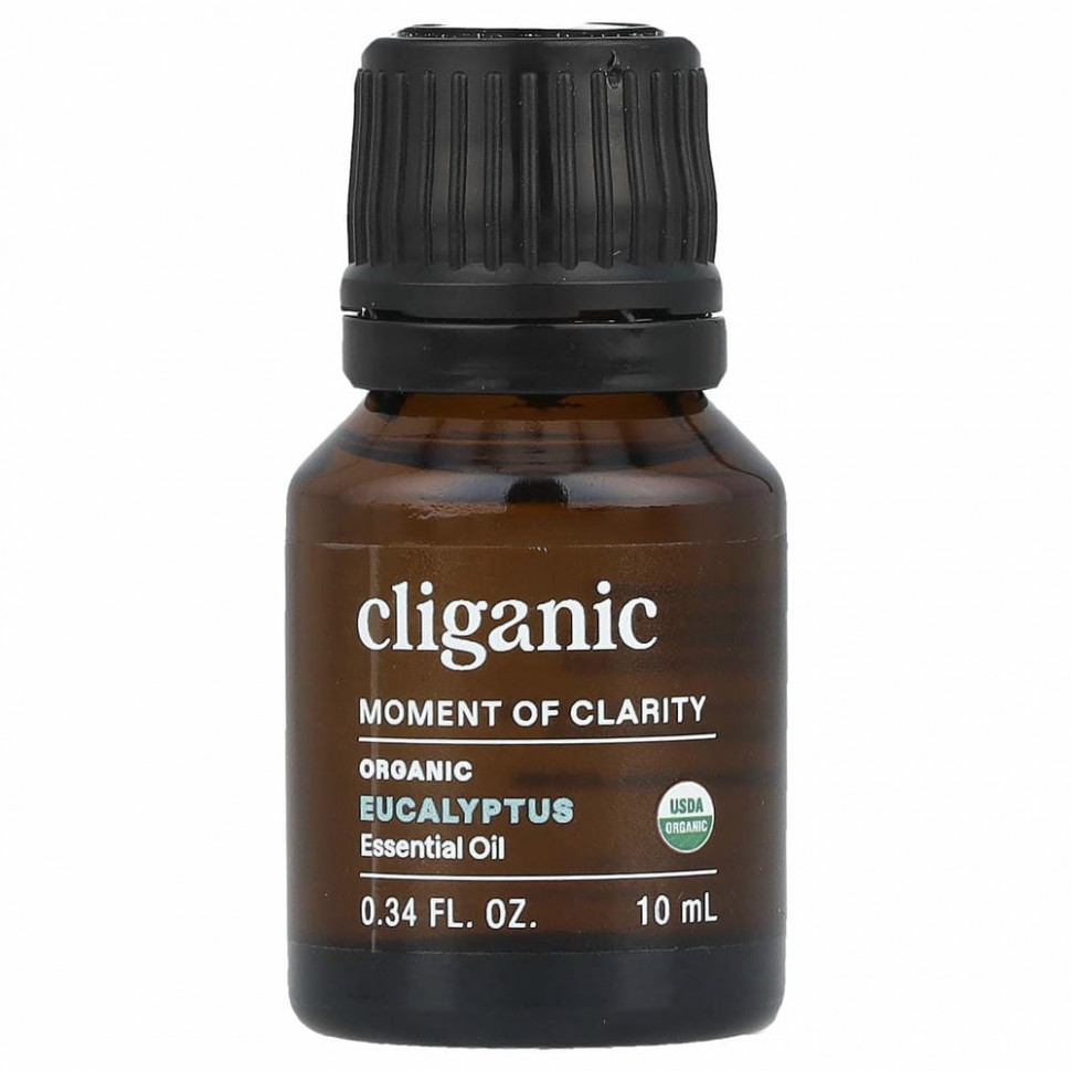 Cliganic, на 100% чистое эфирное масло, эвкалипт,10 мл (0,33 жидк. унции) - CLG-00760-Апельсин